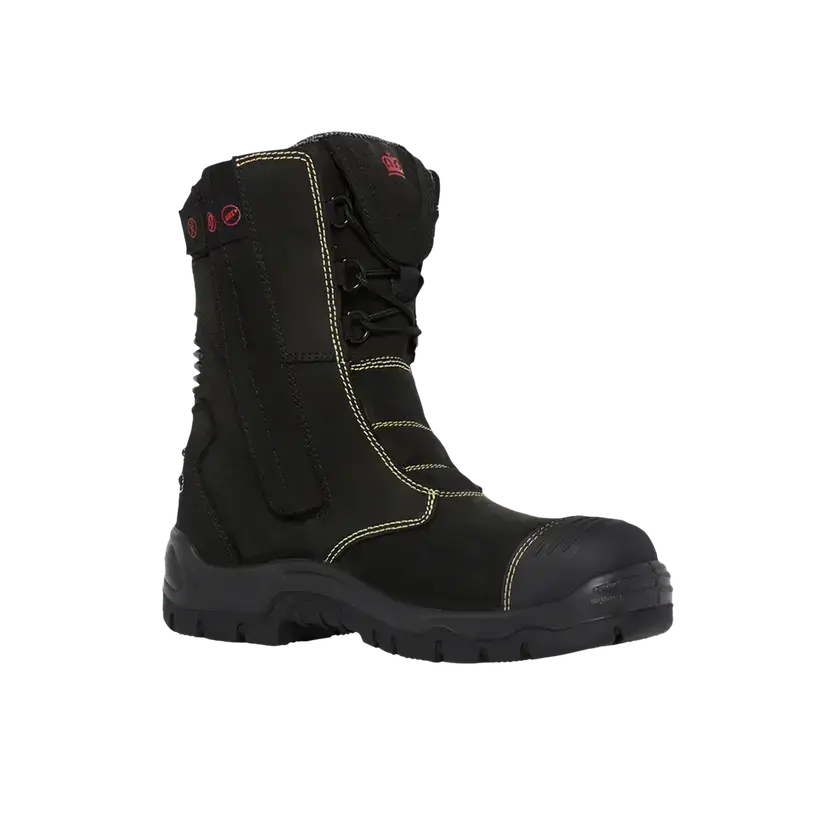 King Gee Bennu Rigger 9" Side Zip Work Boots Wheat K27173