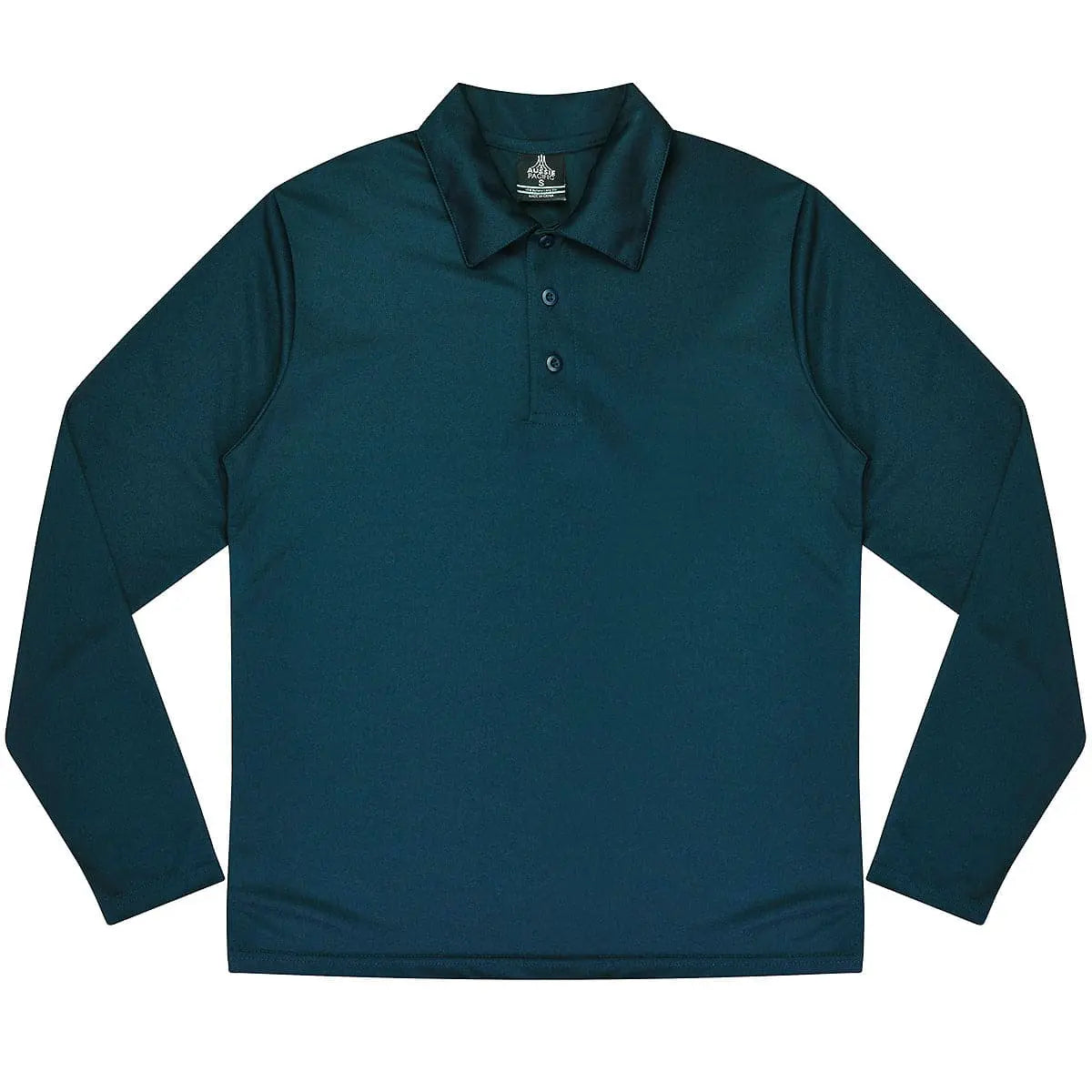 Aussie Pacific Botany Men's Long Sleeve Polo Shirt 1316 Casual Wear Aussie Pacific Navy S