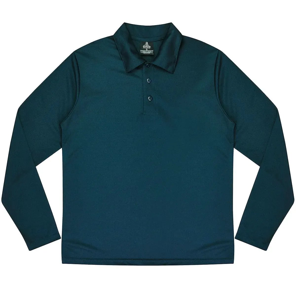 Aussie Pacific Botany Men's Long Sleeve Polo Shirt 1316 Casual Wear Aussie Pacific Navy S
