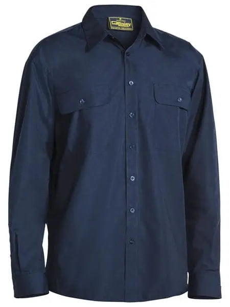 Bisley Workwear Permanent Press Shirt Long Sleeve BS6526 Bisley Workwear