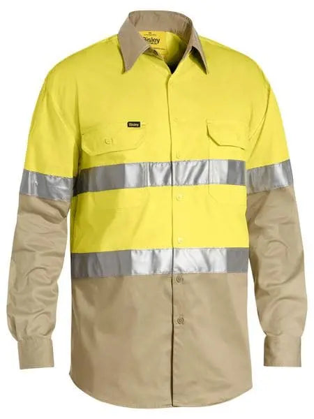 Bisley 3M Taped Cool Lightweight Hi Vis Shirt BS6696T Bisley Workwear