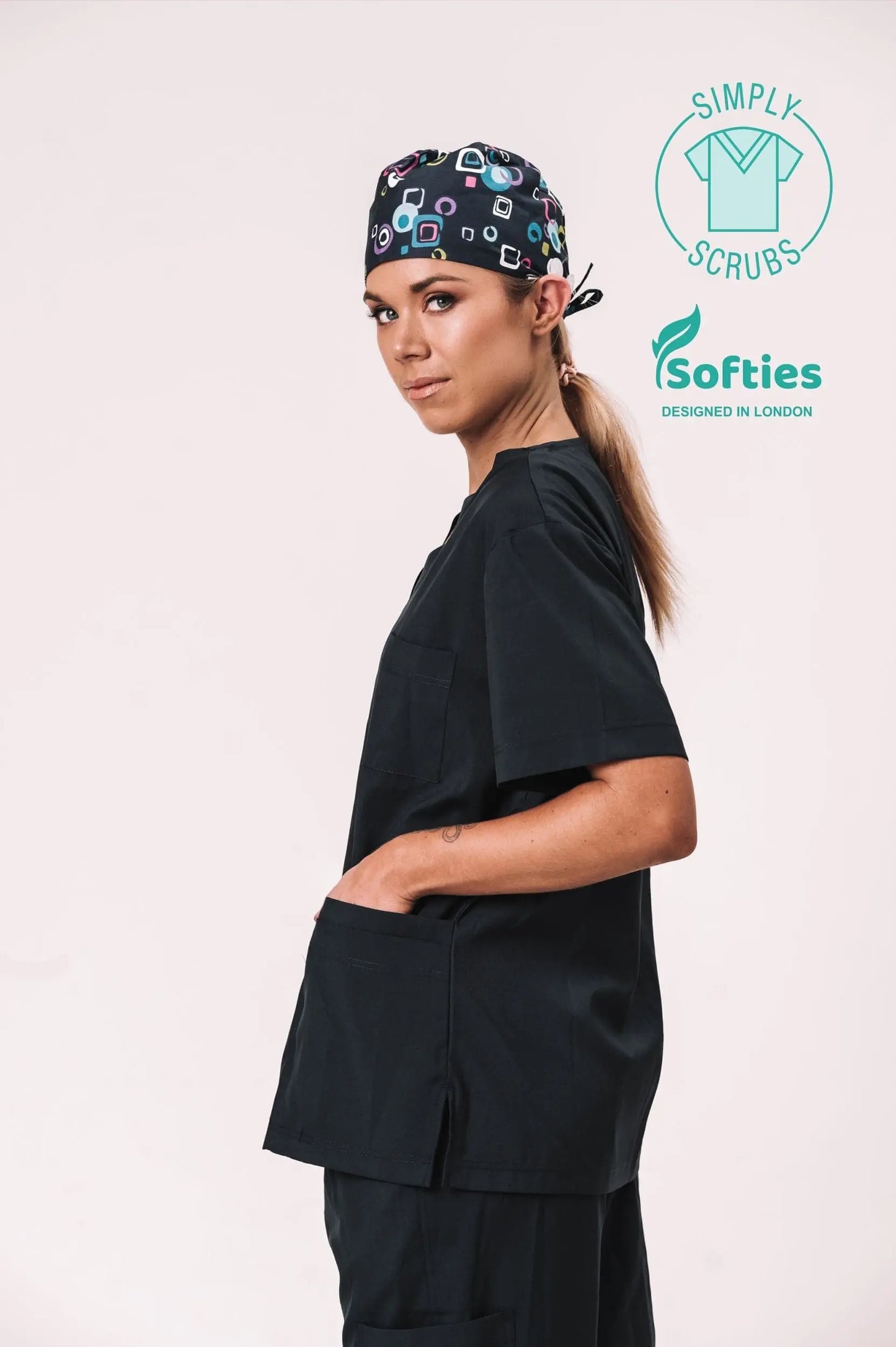 Printed Surgical Scrubs Cap/Surgical Hat SC0705 - Flash Uniforms