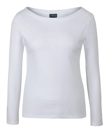 C Of C Ladies L/S Boat Neck Tee 1BTL Jb's Wear