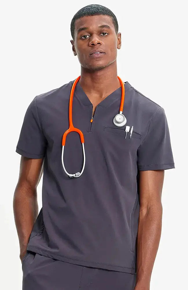 Cherokee Infinity Men's Zip Up Scrub Top IN702A Simply Scrubs Australia