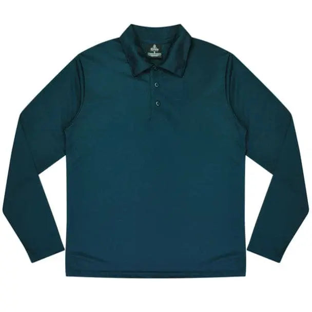 Aussie Pacific Botany Kids Long Sleeve Polo Shirt 3316 Casual Wear Aussie Pacific Navy 4