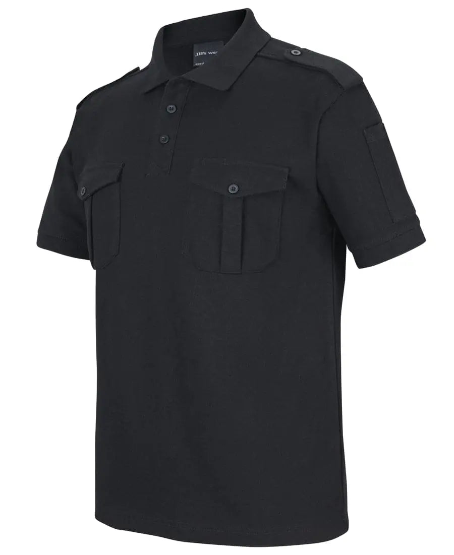 Jb's Short Sleeve Epaulette Polo Shirt 210ES Jb's Wear