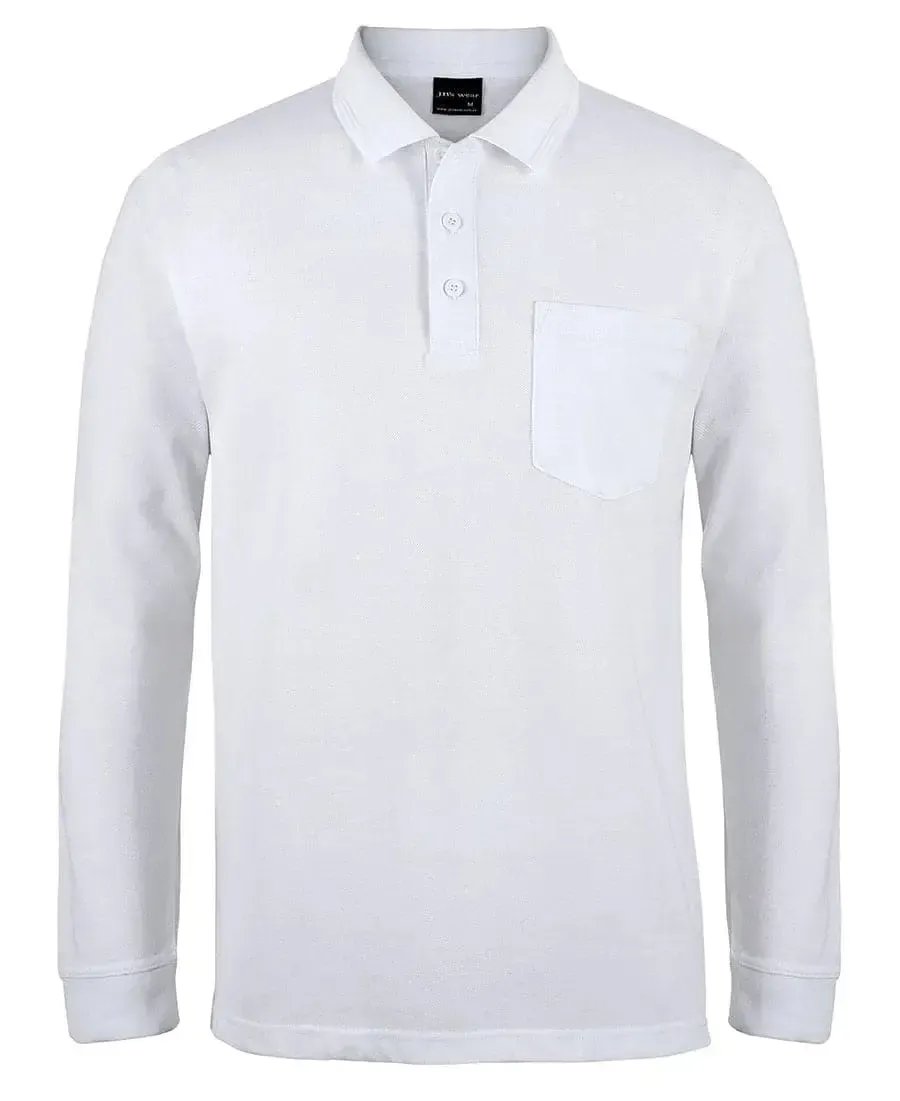 JB's 210 L/S POCKET POLO 210PL Metro Workwear.