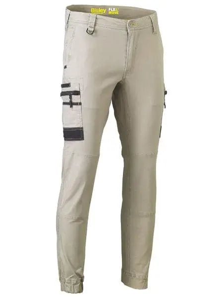 Bisley Flx And Move™ Stretch Cargo Cuffed Pants BPC6334 Bisley Workwear