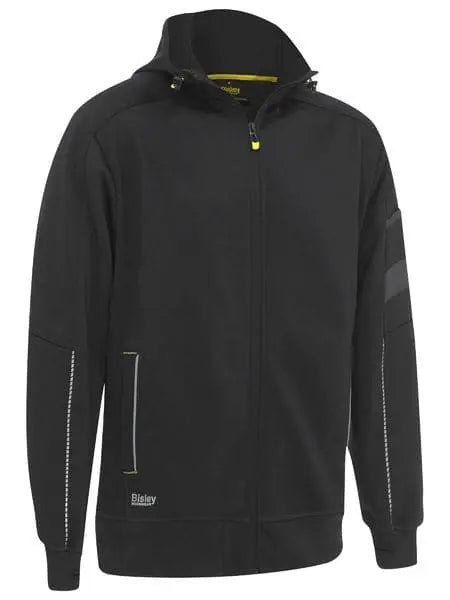 Bisley Work Fleece Zip-front Hoodie With Sherpa Lining BK6925 Bisley Workwear