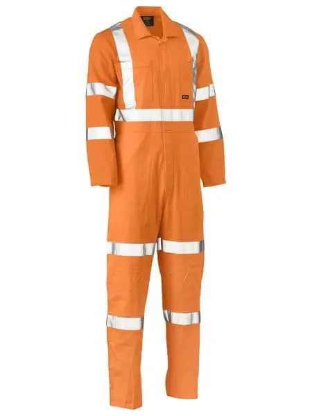 Bisley X Taped Biomotion Hi Vis Lightweight Coverall BC6316XT Bisley Workwear
