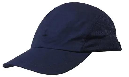 Headwear Cotton Sports Cap - Mesh Sides X12 - 3812 in Navy