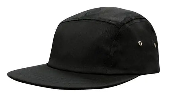 Headwear Square Front Flat Peak Cotton Cap X12 - 3899 Headwear Professionals