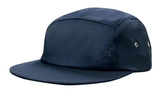 Headwear Square Front Flat Peak Cotton Cap X12 - 3899 Headwear Professionals