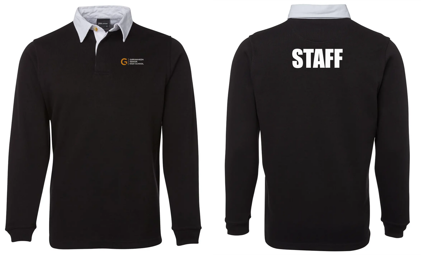 Girrawheen Senior High School Staff Polyester Cotton Rugby 3R Flash Uniforms