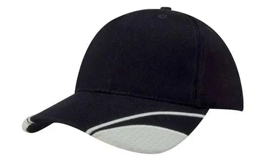 Headwear Cap W/peak Mesh Inserts X12 - 4058 Headwear Professionals