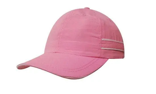 Headwear Microfibre Cap W/piping & Sandwich X12 - 4077 Headwear Professionals