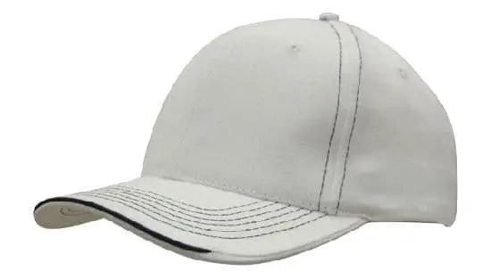 Headwear Cap With Contrast Sts & Sandwich X12 - 4097 Headwear Professionals