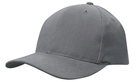 Headwear Brushed Hvy Ctn W/plastic Strap Cap X12 - 4141 Headwear Professionals
