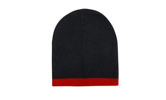 Headwear Acrylic Two Tone Roll Down Beanie X12 - 4188 Headwear Professionals