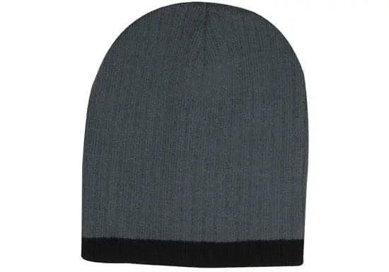 Headwear Two Tone Cable Knit Beanie X12 Headwear Professionals