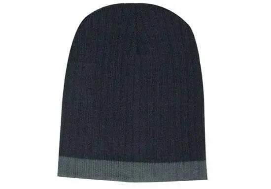 Headwear Two Tone Cable Knit Beanie X12 Headwear Professionals