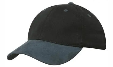 Headwear Brushed Heavy Cotton W/suede Peak X12 - 4200 Headwear Professionals