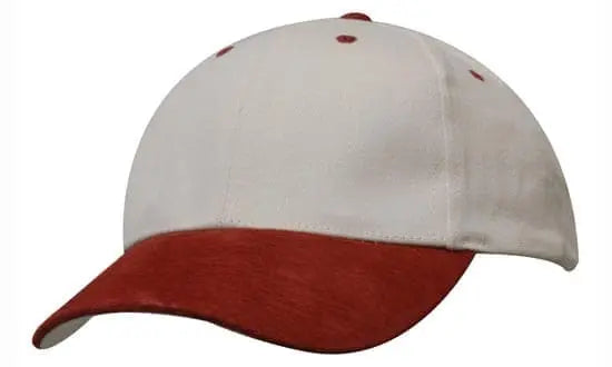 Headwear Brushed Heavy Cotton W/suede Peak X12 - 4200 Headwear Professionals