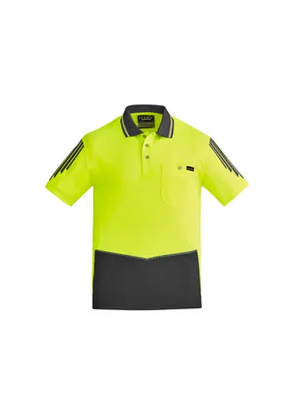 SYZMIK Men's Hi Vis Flux Polo ZH315 Syzmik