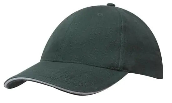 Headwear Brushed Heavy Cotton Cap With Sandwich Trim X12 - 4210 Headwear Professionals