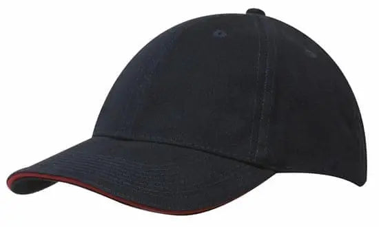 Headwear Brushed Heavy Cotton Cap With Sandwich Trim X12 - 4210 Headwear Professionals