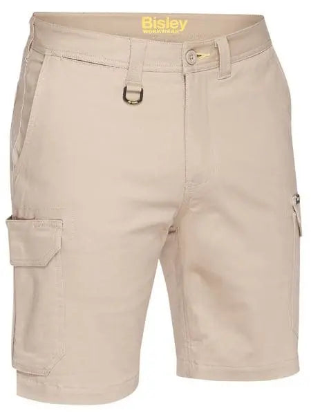 Bisley Stretch Cotton Drill Cargo Short BSHC1008 Bisley Workwear