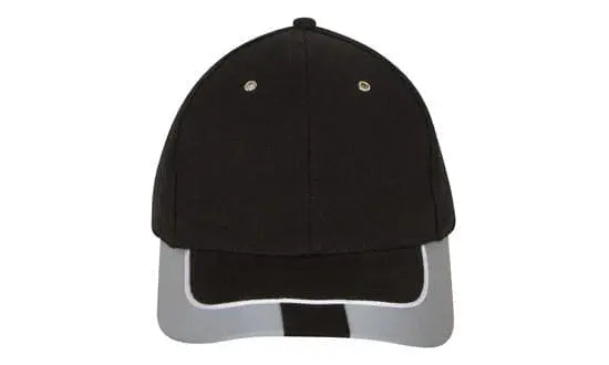 Headwear Bhc W/rlective Trim And Tab On Peak Cap X12 - 4214 Headwear Professionals