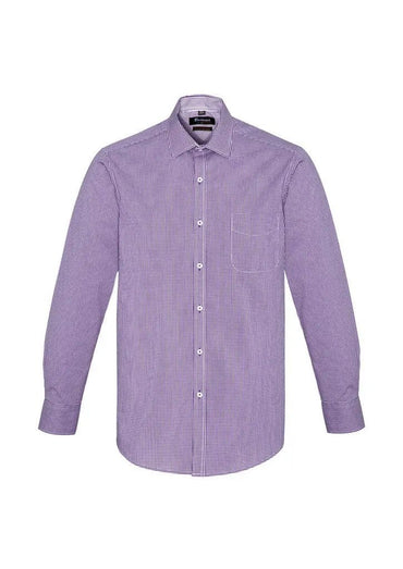 Biz Corporates Newport Mens Long Sleeve Shirt 42520 Metro Workwear