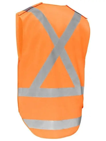 Bisley X-Taped Hi Vis Detachable Safety Vest BV0440XT Bisley Workwear