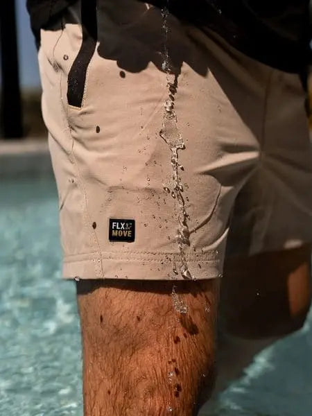 Bisley 4 Way Stretch Elastic Waist Shorts BSH1331 Bisley Workwear