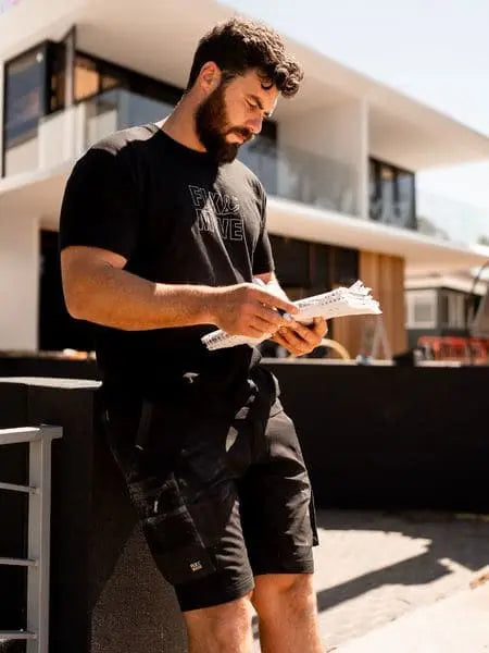 Bisley Flex & Move 4 Way Stretch Zip Cargo Shorts BSHC1332 Bisley Workwear