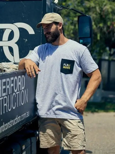 Bisley Flx & Move™ Cotton Tee BKT065 Bisley Workwear