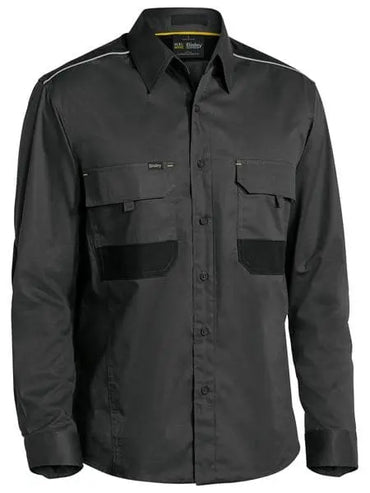 Bisley Workwear Flex & Move™ Mechanical Stretch Shirt Long Sleeve BS6133 Bisley Workwear