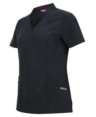 Jb's Ladies Mandarin Collar Scrub Top 4SMT1 Simply Scrubs Australia
