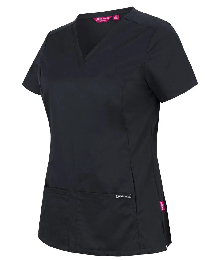 Jb's Ladies Premium Stretch Panel Scrub Top 4SUT1 Jb's Wear
