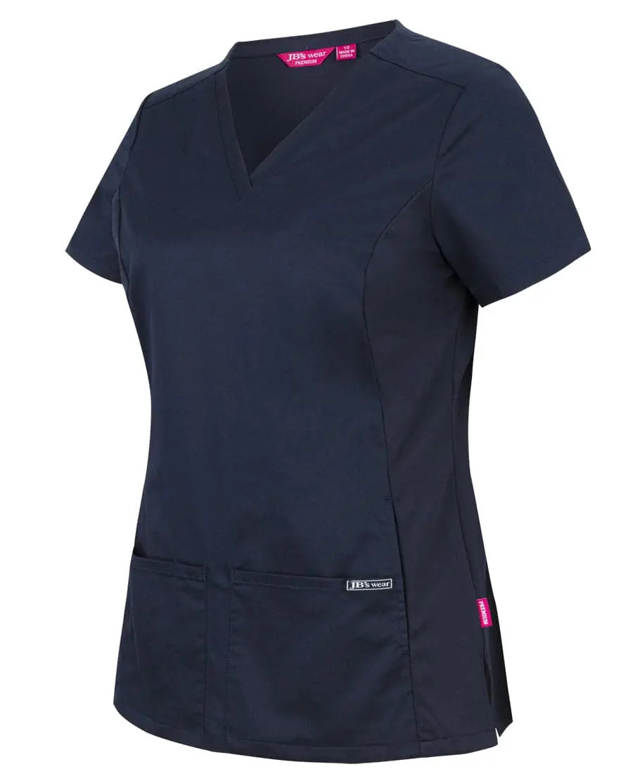 Jb's Ladies Premium Stretch Panel Scrub Top 4SUT1 Jb's Wear
