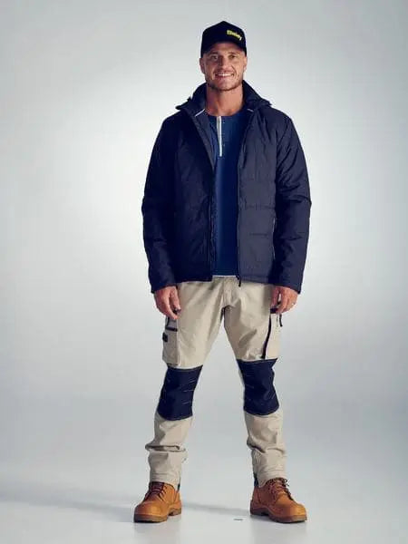 Bisley Workwear Puffer Jacket With Adjustable Hood BJ6928 Bisley Workwear