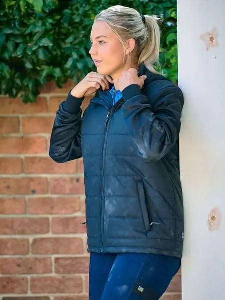 Bisley Workwear Puffer Fleece Hooded Jacket BJ6844 Bisley Workwear