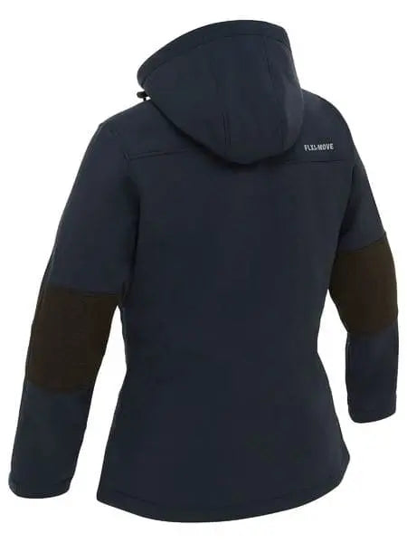 Bisley Flex & Move Women's Hooded Soft Shell Jacket BJL6570 Bisley Workwear