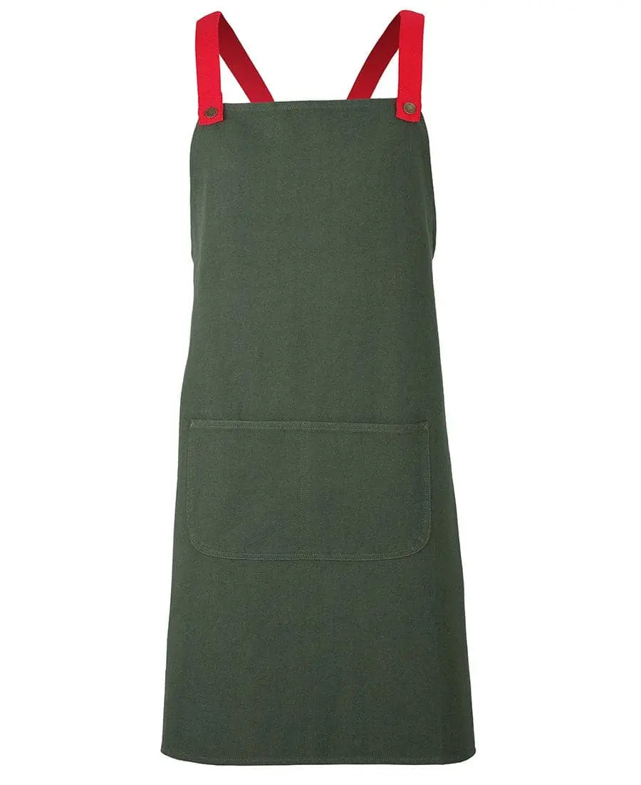 JB'S Cross-Back Canvas Apron (Without Straps) 5ACBC - Flash Uniforms