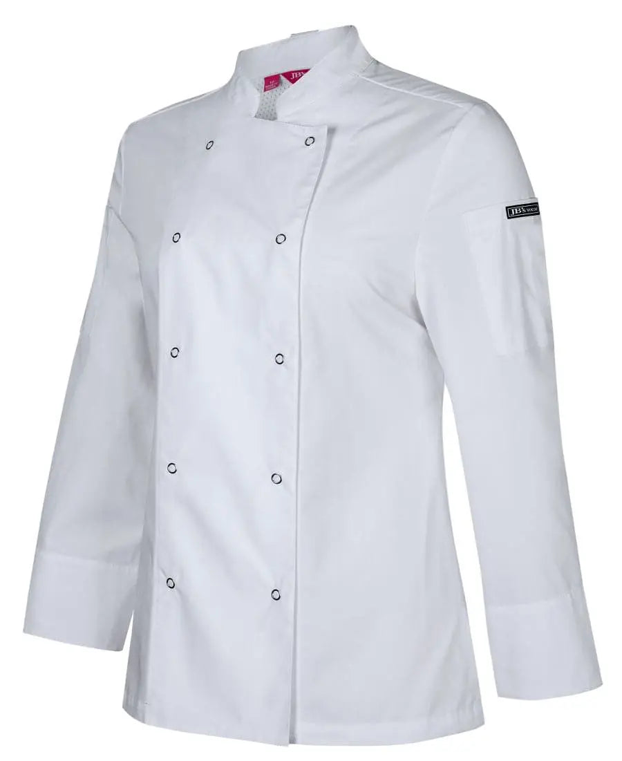 Jb's Women’s Long Sleeve Button Chef Jacket 5CJL1 Jb's Wear