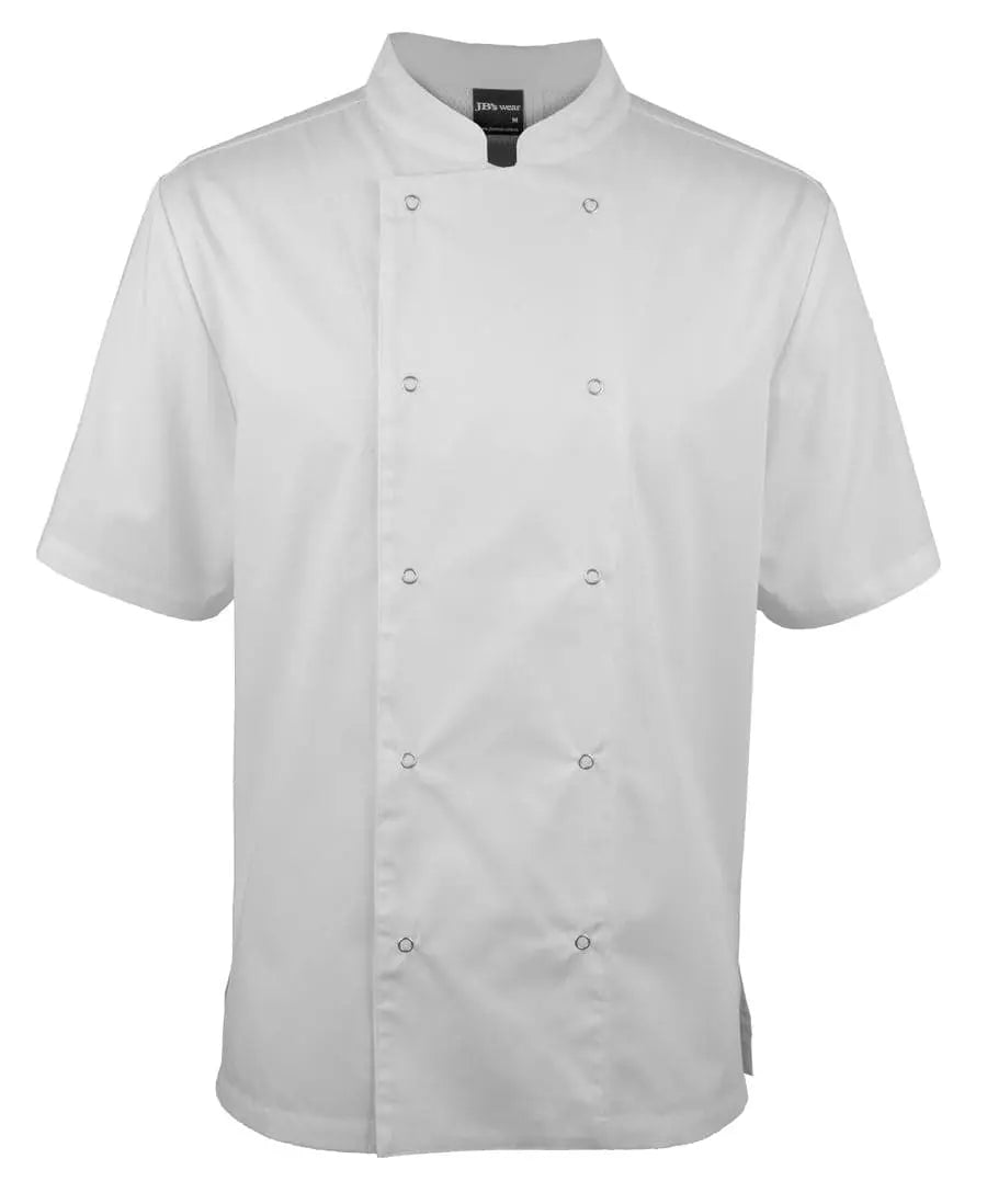 JB'S Short Sleeve Snap Button Chef's Jacket 5CJS - Flash Uniforms