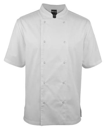 JB'S Short Sleeve Snap Button Chef's Jacket 5CJS - Flash Uniforms