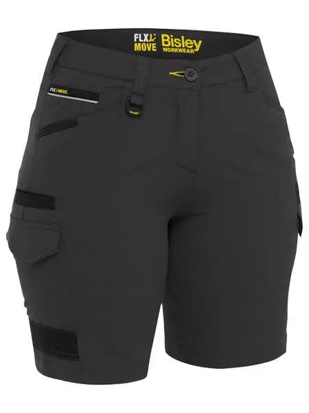 Bisley Women's Flex & Move 4 Way Stretch Cargo Shorts BSHL1332 Bisley Workwear