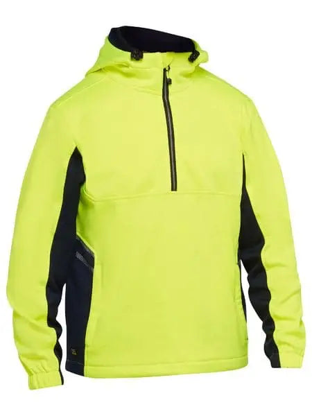 Bisley Workwear Hi Vis Water Repellent Fleece Hoodie BK6571 Bisley Workwear